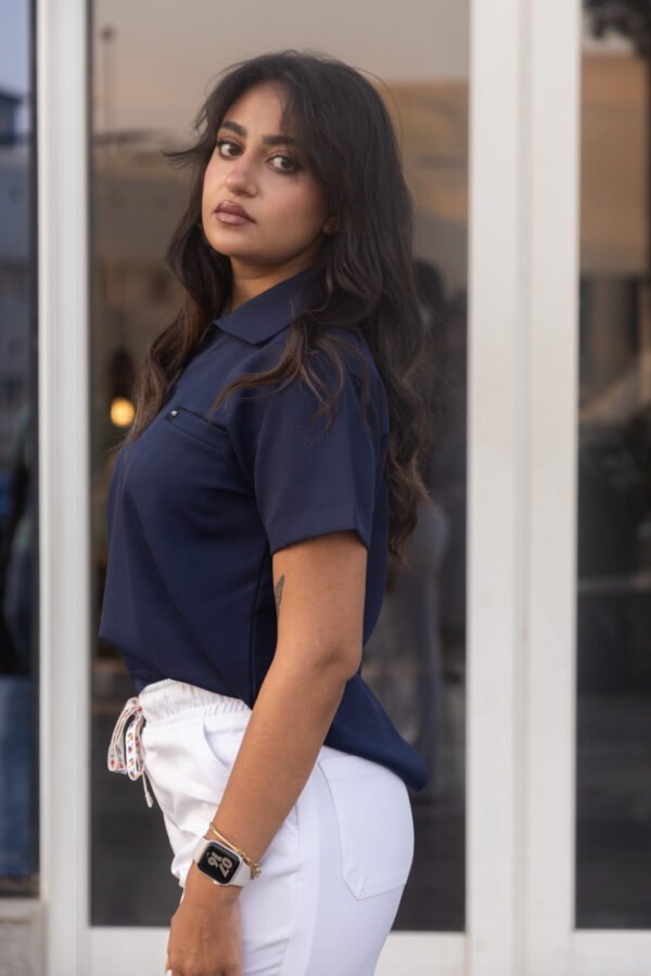 Polo Scrub - Navy