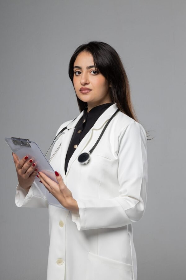 Long Lab coat - White