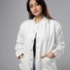 Lab coat with buttons - White