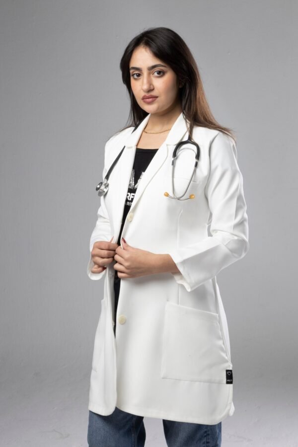 Long Lab coat - White