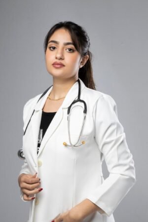 Long Lab coat - White