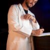Long Lab coat - White